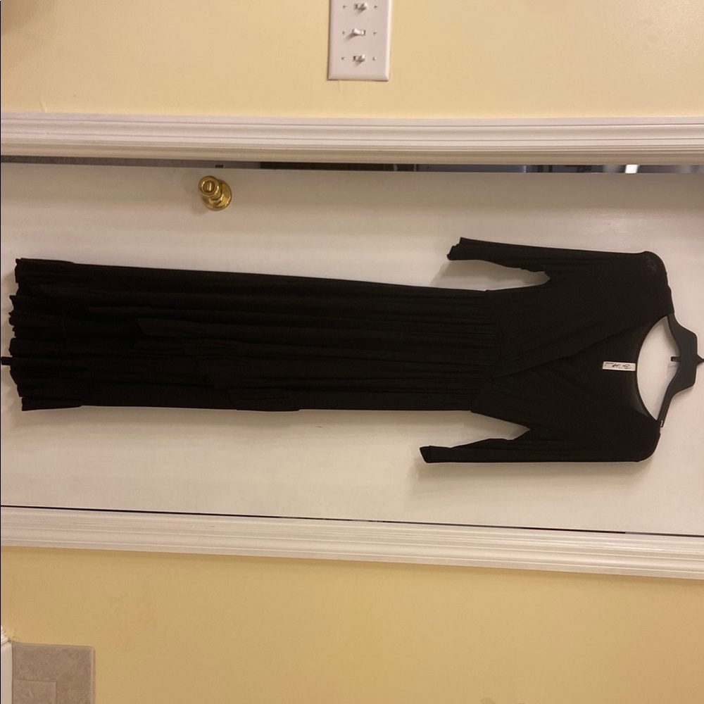 Black maternity dress